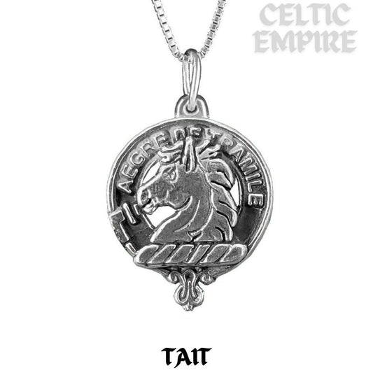 Tait Family Clan Crest Scottish Pendant