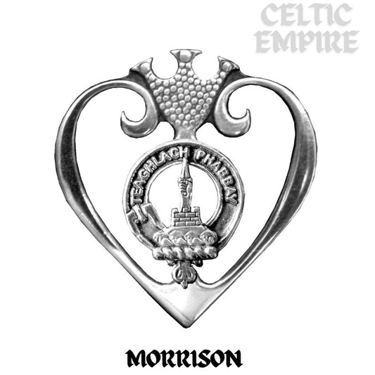 Morrison Family Clan Crest Luckenbooth Brooch or Pendant