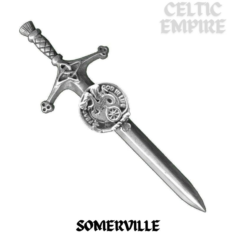 Somerville Family Clan Crest Kilt Pin, Scottish Pin