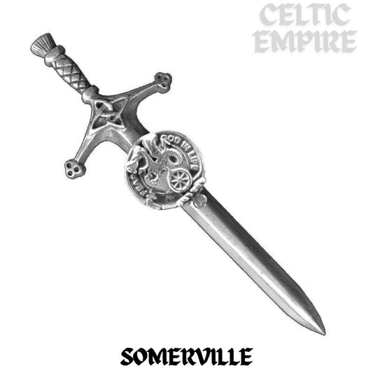 Somerville Family Clan Crest Kilt Pin, Scottish Pin