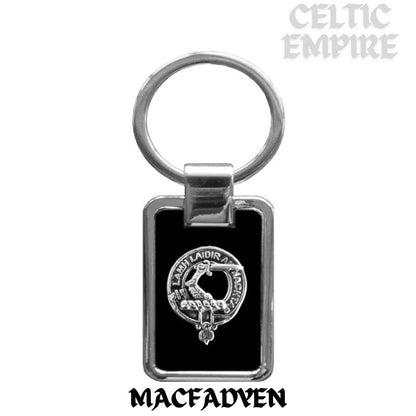 MacFadden Family Clan Stainless Steel Key Ring