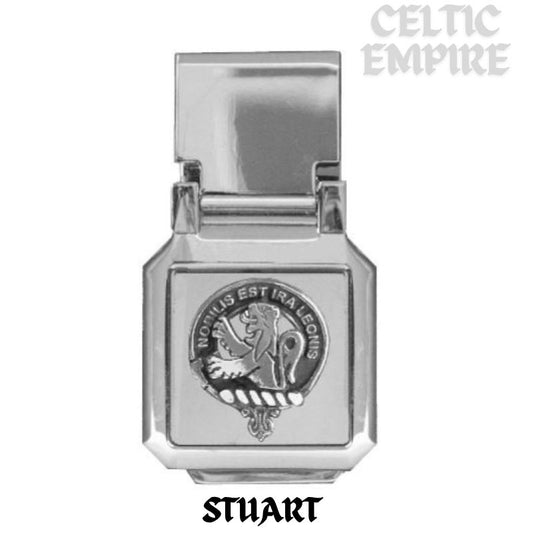 Stuart Scottish Family Clan Crest Money Clip