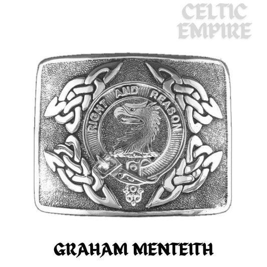 Graham (Menteith) Family Clan Crest Interlace Kilt Belt Buckle