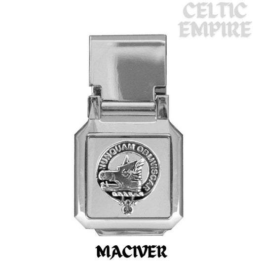 MacIver Scottish Family Clan Crest Money Clip