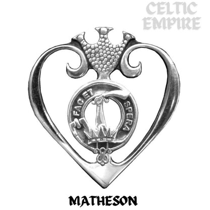 Matheson Family Clan Crest Luckenbooth Brooch or Pendant