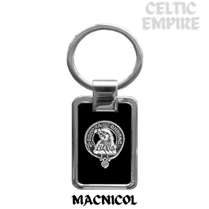 MacNicol Family Clan Stainless Steel Key Ring