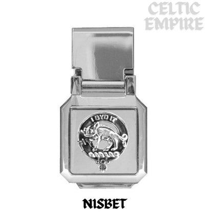 Nisbet Scottish Family Clan Crest Money Clip