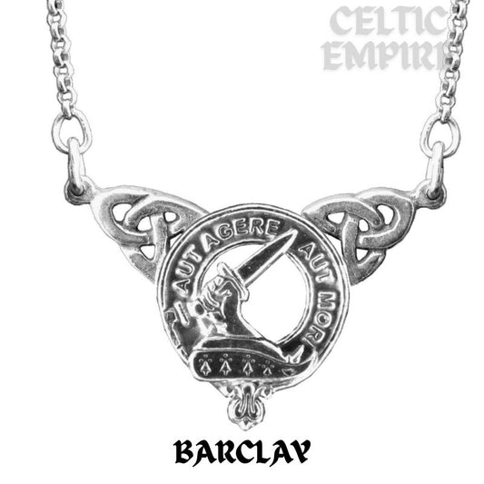 Barclay Family Clan Crest Double Drop Pendant
