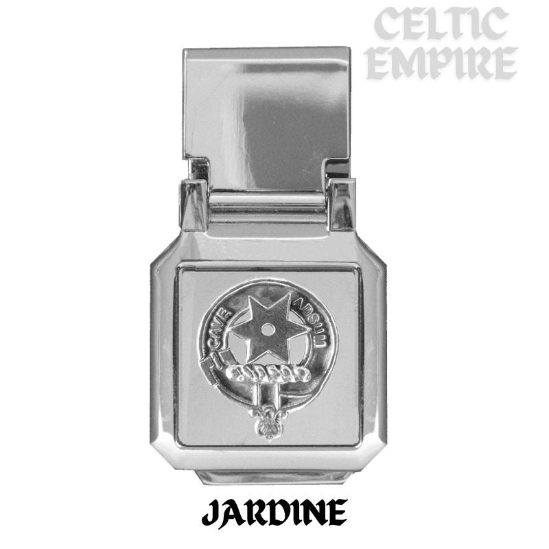 Jardine Scottish Family Clan Crest Money Clip