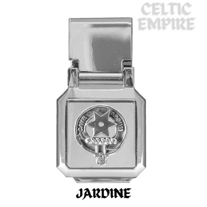 Jardine Scottish Family Clan Crest Money Clip