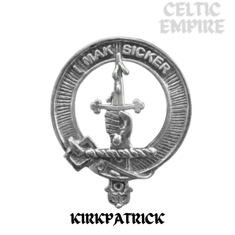 Kirkpatrick Interlace Family Clan Crest Sgian Dubh, Scottish Knife