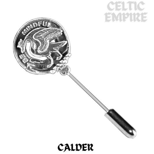 Campbell (Calder) Clan Crest Stick or Cravat pin, Sterling Silver