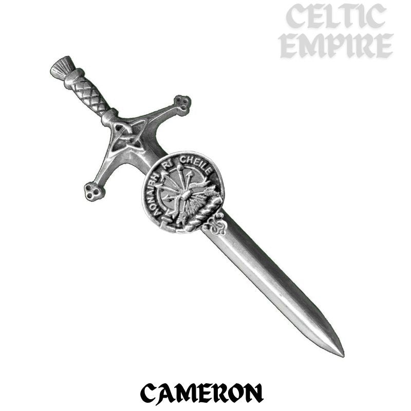Cameron Family Clan Crest Kilt Pin, Scottish Pin