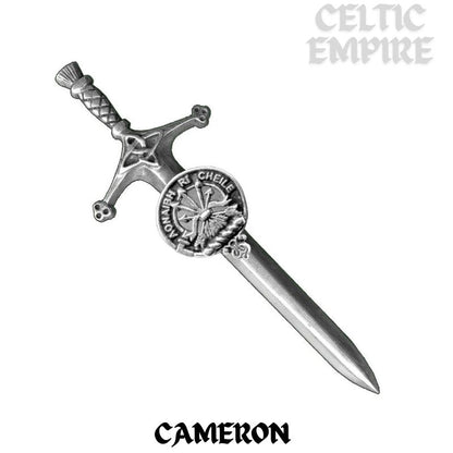 Cameron Family Clan Crest Kilt Pin, Scottish Pin