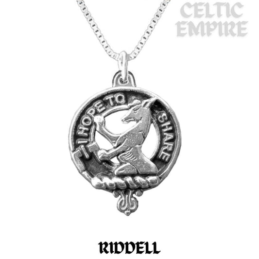 Riddell Family Clan Crest Scottish Pendant