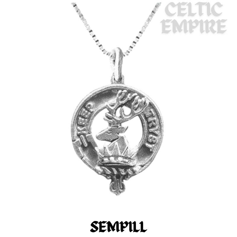 Sempill Family Clan Crest Scottish Pendant