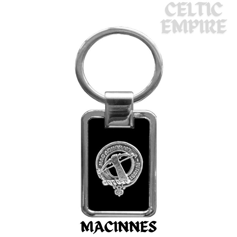 MacInnes Family Clan Stainless Steel Key Ring