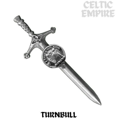 Turnbull Family Clan Crest Kilt Pin, Scottish Pin