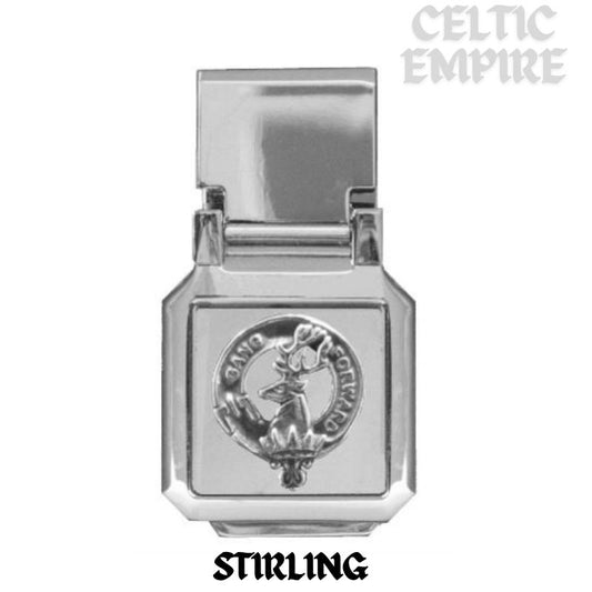 Stirling Scottish Family Clan Crest Money Clip
