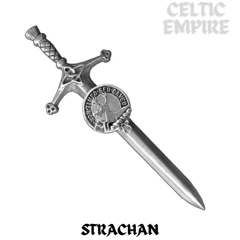 Strachan Family Clan Crest Kilt Pin, Scottish Pin