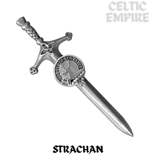 Strachan Family Clan Crest Kilt Pin, Scottish Pin