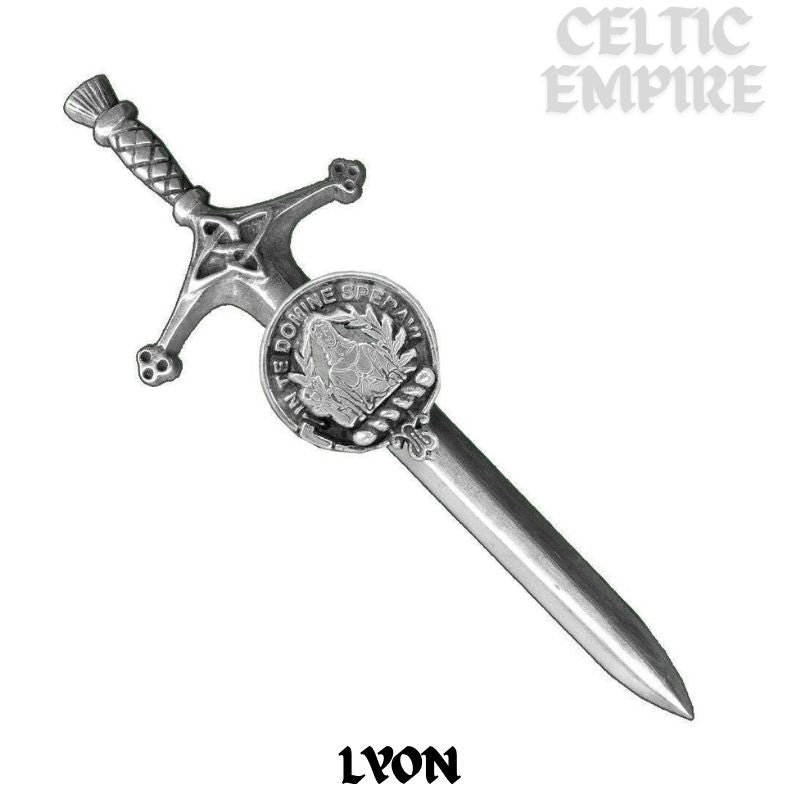 Lyon Family Clan Crest Kilt Pin, Scottish Pin
