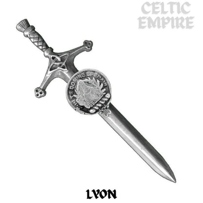 Lyon Family Clan Crest Kilt Pin, Scottish Pin