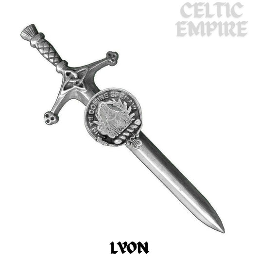 Lyon Family Clan Crest Kilt Pin, Scottish Pin
