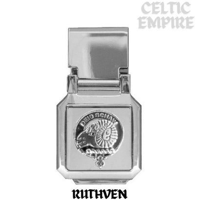 Ruthven Scottish Family Clan Crest Money Clip