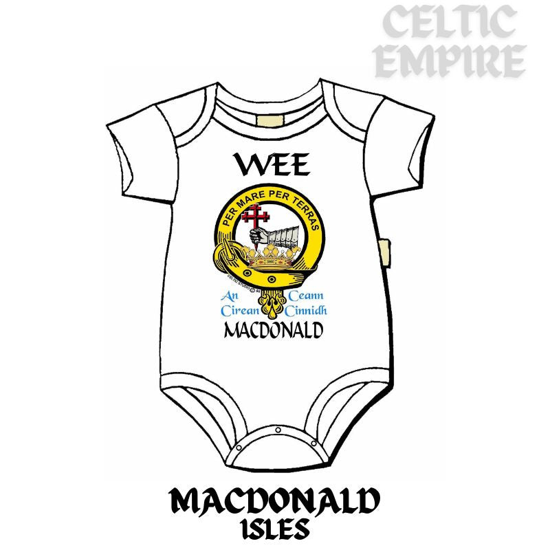 MacDonald (Isles) Scottish Family Clan Crest Baby Jumper
