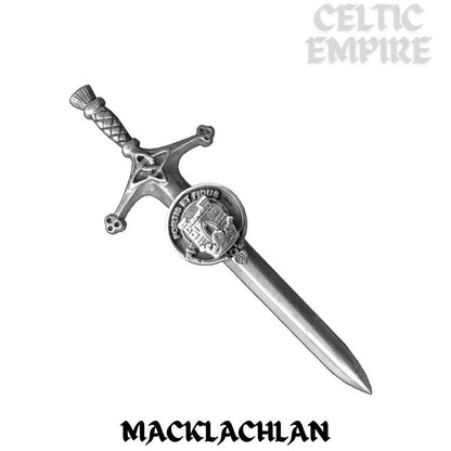 MacLachlan Family Clan Crest Kilt Pin, Scottish Pin