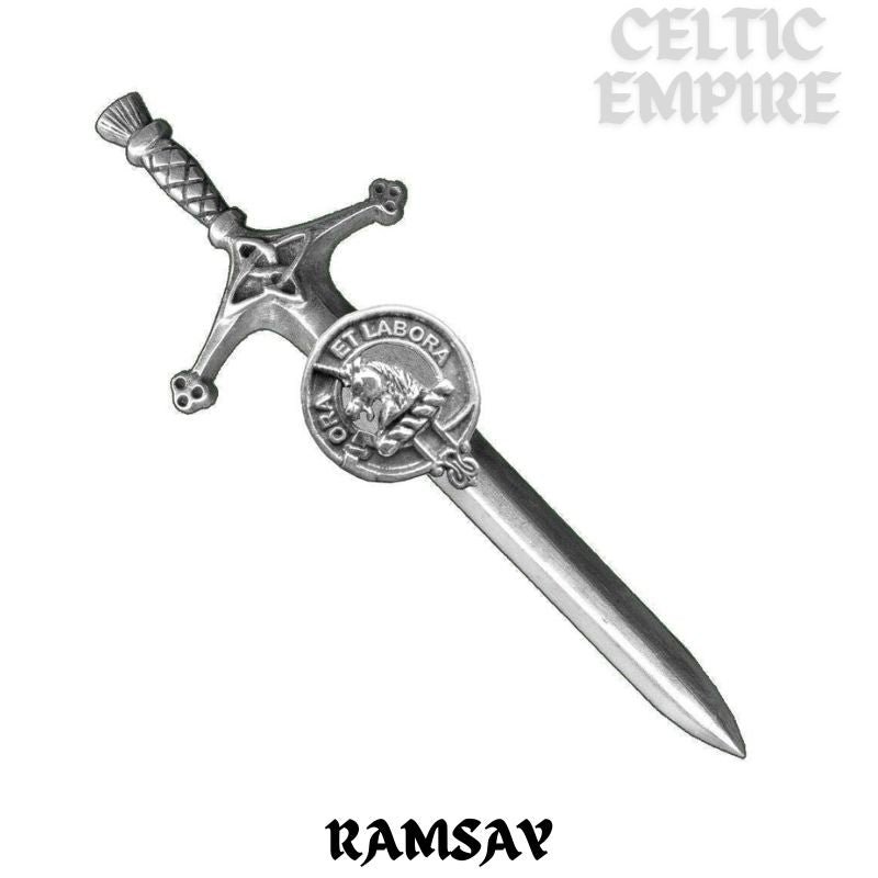 Ramsay Family Clan Crest Kilt Pin, Scottish Pin