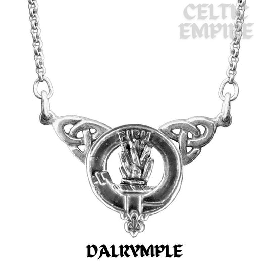 Dalrymple Family Clan Crest Double Drop Pendant