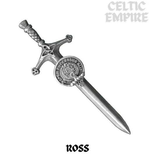 Ross Family Clan Crest Kilt Pin, Scottish Pin