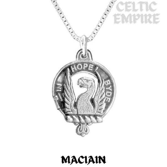 MacIain Family Clan Crest Scottish Pendant