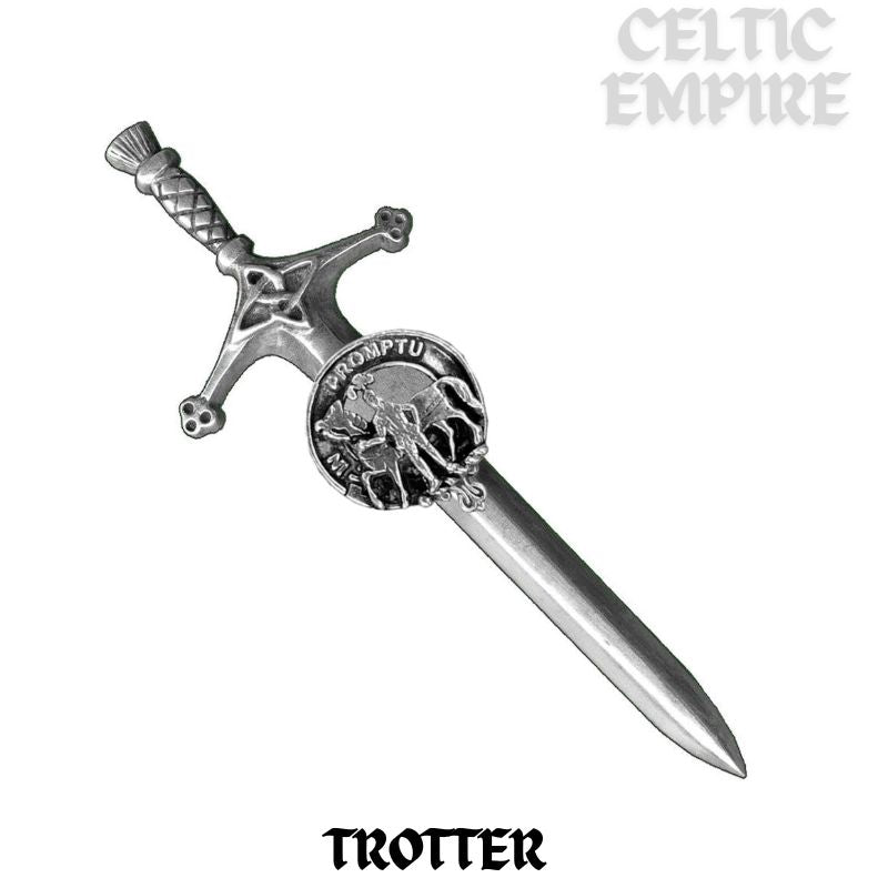 Trotter Family Clan Crest Kilt Pin, Scottish Pin