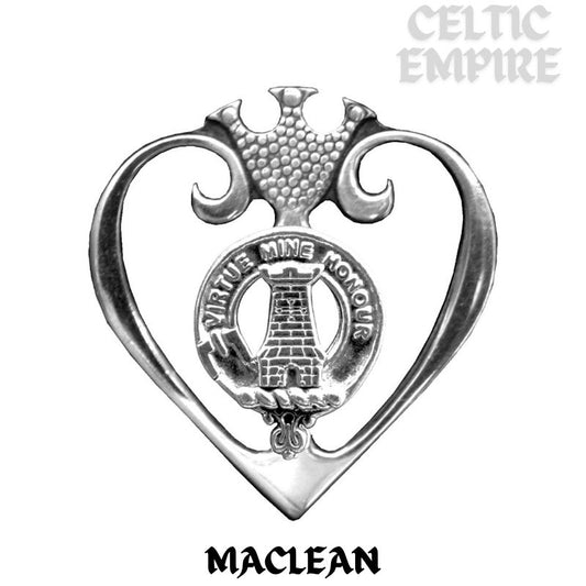 MacLean Family Clan Crest Luckenbooth Brooch or Pendant