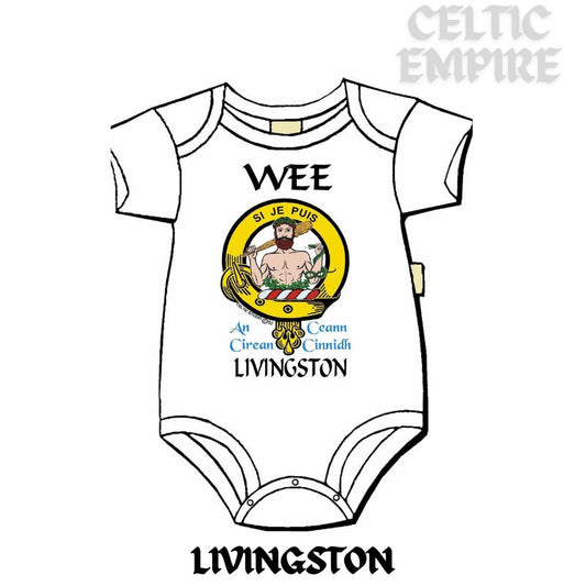 Livingston Scottish Family Clan Crest Baby Jumper