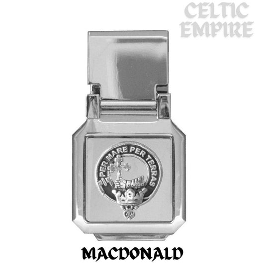 MacDonald (Donald) Scottish Family Clan Crest Money Clip