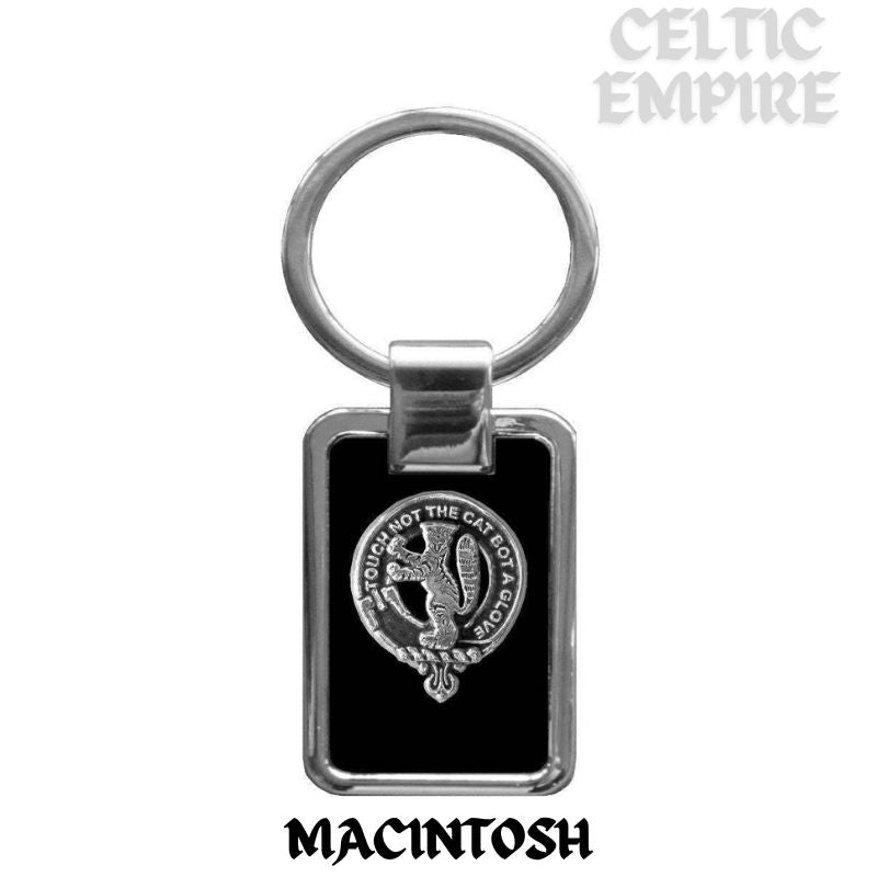 MacIntosh Family Clan Stainless Steel Key Ring