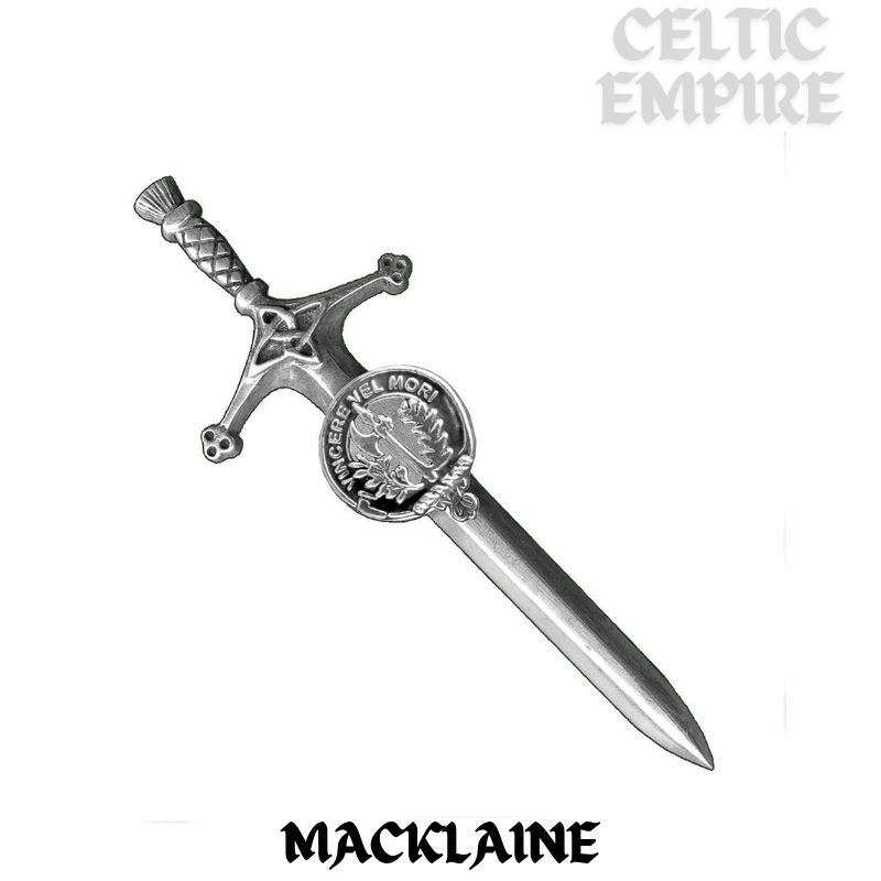 MacLaine (Lochbuie) Family Clan Crest Kilt Pin, Scottish Pin