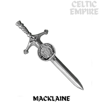 MacLaine (Lochbuie) Family Clan Crest Kilt Pin, Scottish Pin