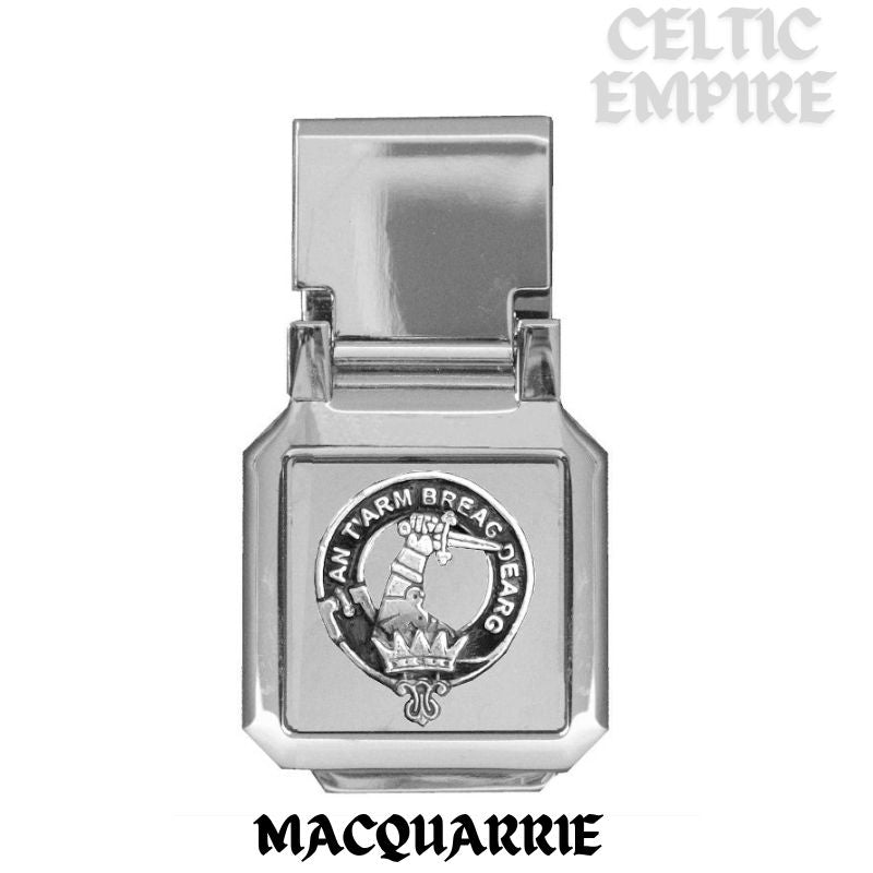 MacQuarrie Scottish Family Clan Crest Money Clip