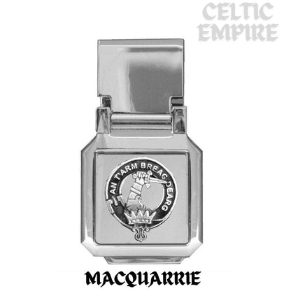MacQuarrie Scottish Family Clan Crest Money Clip