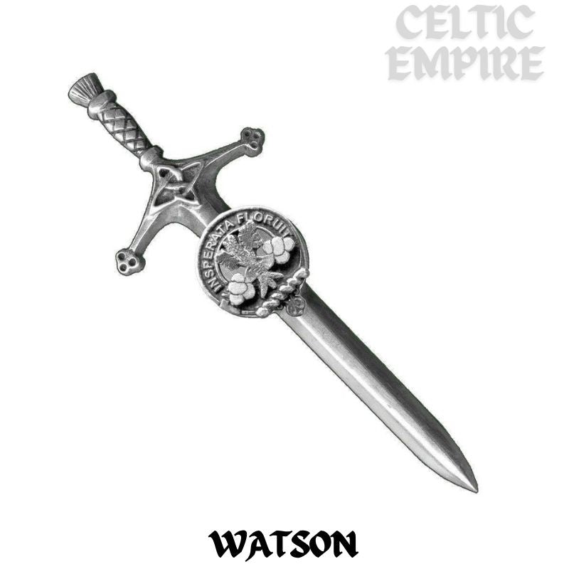 Watson Family Clan Crest Kilt Pin, Scottish Pin