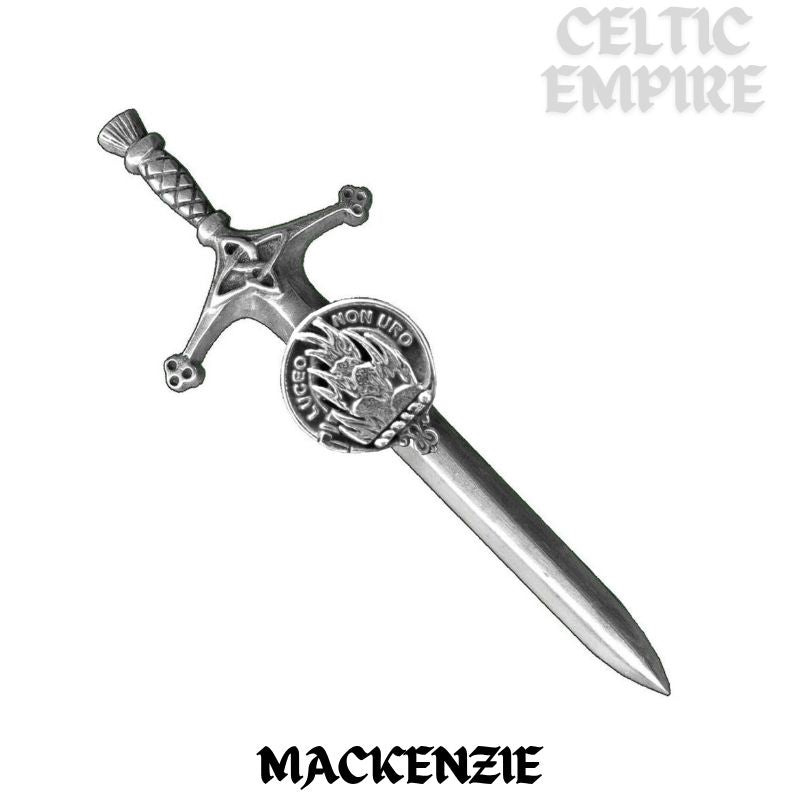 MacKenzie Family Clan Crest Kilt Pin, Scottish Pin