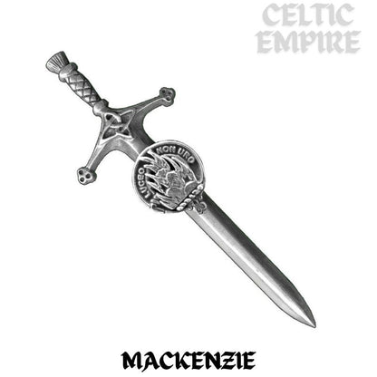 MacKenzie Family Clan Crest Kilt Pin, Scottish Pin