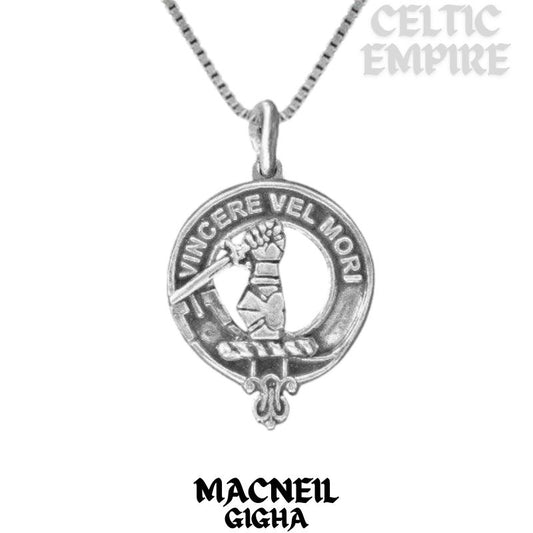 MacNeill Gigha & Colonsay Family Clan Crest Scottish Pendant
