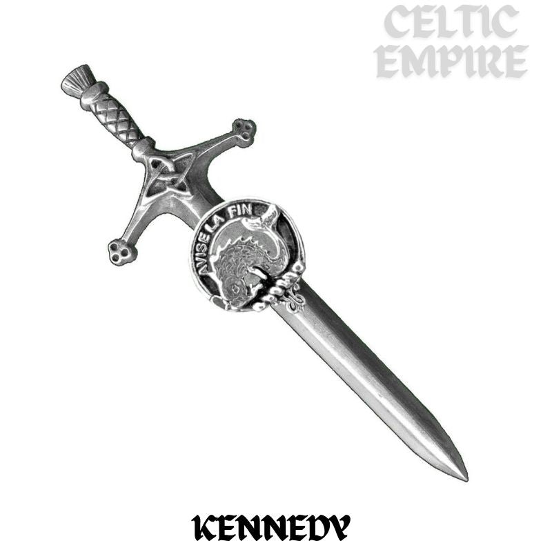 Kennedy Family Clan Crest Kilt Pin, Scottish Pin