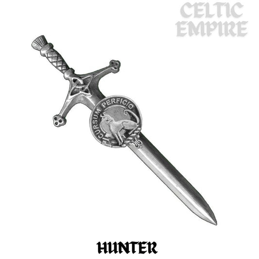 Hunter Family Clan Crest Kilt Pin, Scottish Pin
